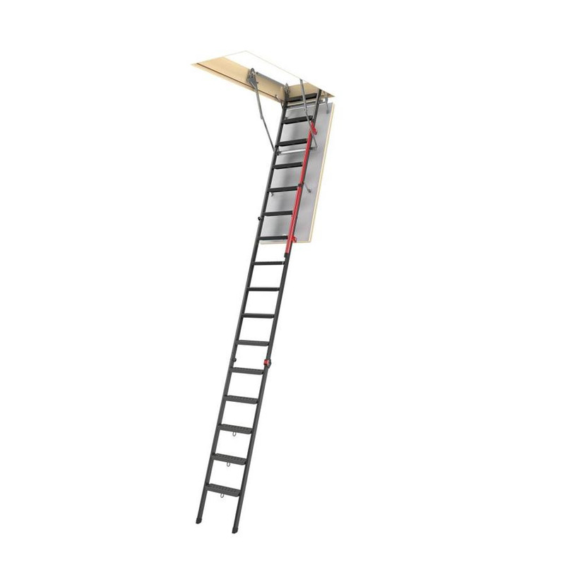 Fakro LMP 2556 25 in. x 56.5 in. Insulated Metal Folding Attic Ladder