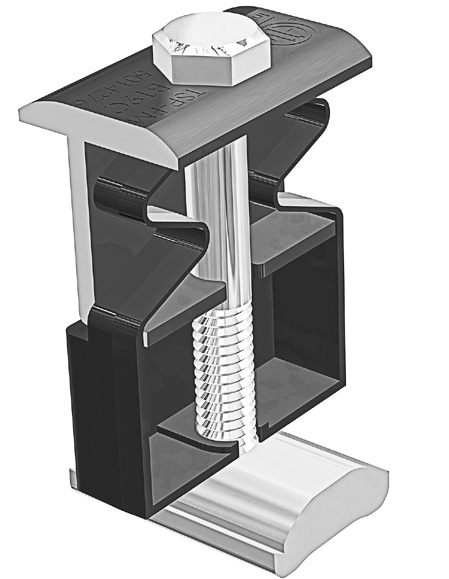 Tamarack Solar 5050 Clamp BLACK 30mm-40mm (Box of 144)