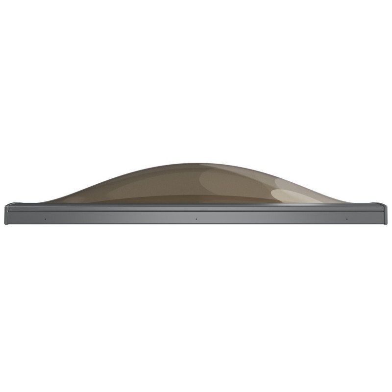 CMD polycarbonate double dome bronze over clear skylight