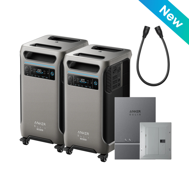 2× Anker SOLIX F3800 Plus + Smart Home Power Kit