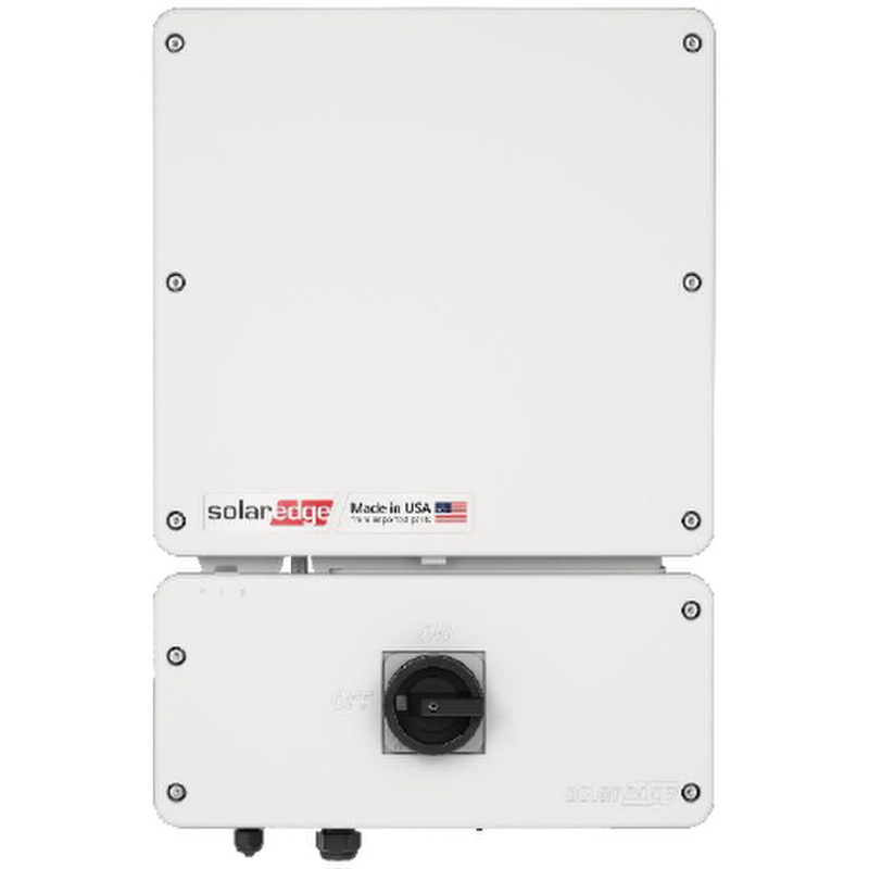 SolarEdge Single Phase Home Hub inverter, 7.6kW on-grid, 11.4kW off-grid w/ PCS certified revenue Grade metering and Consumption