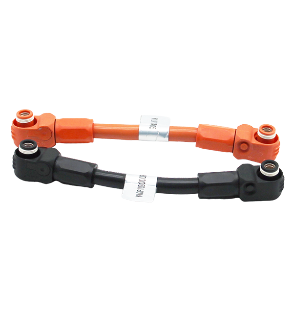 Pytes 0.16m Long Power Cables (two ends with Amphenol connectors) (1 pair - black and red)