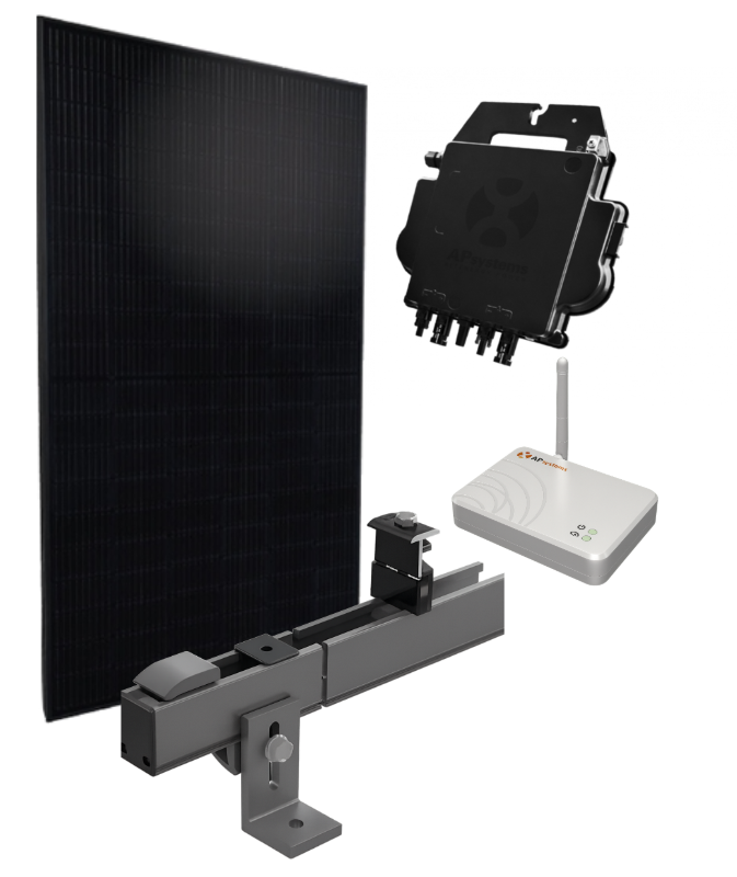 DIY Solar Kit – APsystems DS3-L Microinverters | Grid-Tie + Permit-Ready