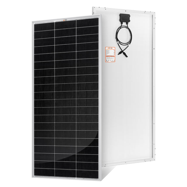 Rich Solar MEGA 200 PRO | 200 Watt 24 Volt Solar Panel | Premium 24V Off-Grid Solar Panel for RVs, Trailers, Cabins | 25-Year Output Warranty | UL Certified