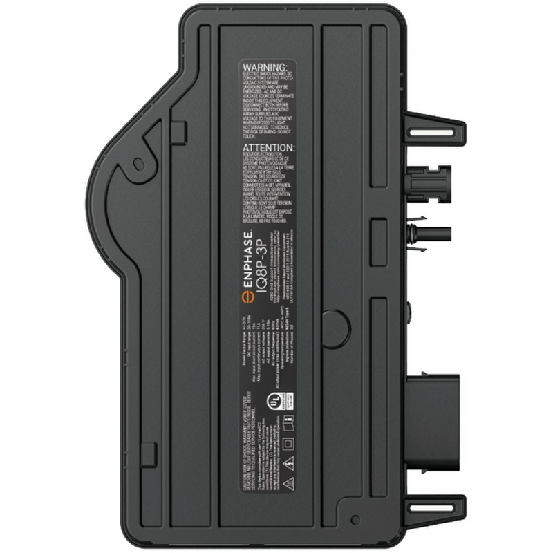 Enphase EN-IQ8P-3P-72-E-DOM-US Microinverter, 480 VA Peak Power, EN4 Bulkhead (EN-IQ8P-3P-72-E-DOM-US)