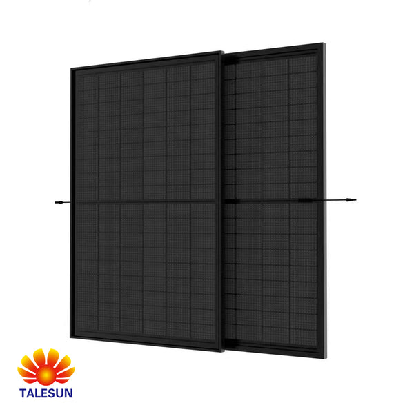 Talesun TP7G54M-H 415 W All-Black Bifacial Mono PERC 108-Cell Solar Panel – ~21.25% Efficiency, 25-Yr Warranty (TP7G54M-415W-H)