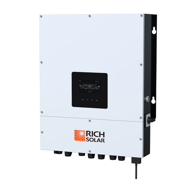 Rich Solar RS-H6048K NOVA 8K | 7500 Watt (7.5kW) 48V Split Phase Hybrid Inverter | 7500W PV Input, 6000W Continuous Output 120/240V | Premium 7500W 48V Hybrid Inverter for Home, ADUs, Off-Grid, On-Grid | UL Certified (RS-H6048K)