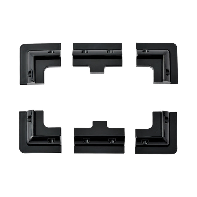 Rich Solar RS-CB6B Corner Bracket Mounts | Set of 6 Brackets for Solar Panel Mounting | Designed for RICH SOLAR MEGA Series Solar Panels | Easy to Install (RS-CB6B-Main)