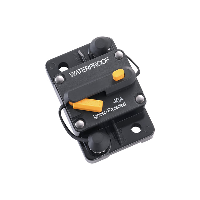 Rich Solar RS-CB40 Single Pole Waterproof Circuit Breaker | Waterproof Thermal Type Breaker (RS-CB40-Main)