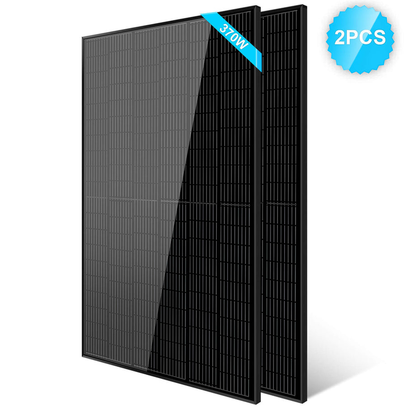 SunGoldPower SG370WM 370W Mono Black PERC Solar Panel UL 61730 (SG370WM)