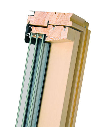Fakro 32-1/4 in. x 48 in. H Deck Mount Highly Energy-Efficient Roof Window FTT-U6 30/46 with Laminated Triple-Glass