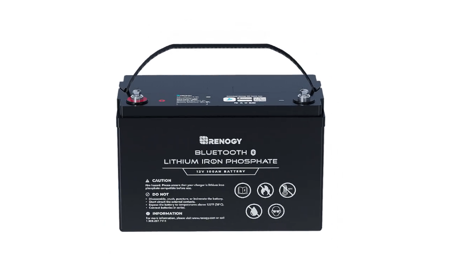 Renogy 12V 100Ah Lithium Iron Phosphate Battery w/ Bluetooth