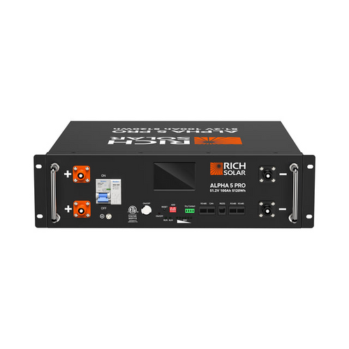 Rich Solar ALPHA 5 PRO | 51.2V 100Ah LiFePO4 Lithium Battery | 5.12kWh ...