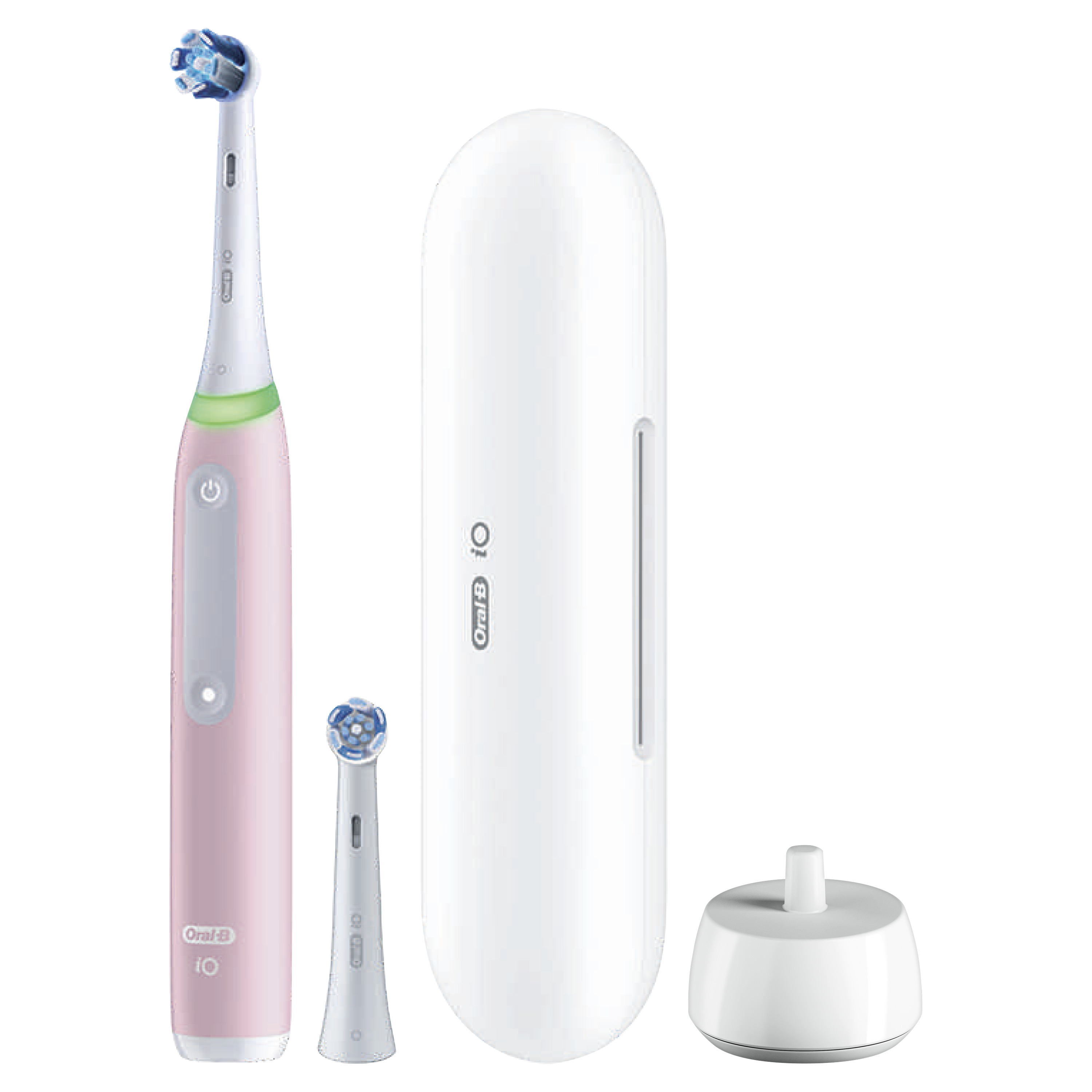 Oral-B iO Series 4 Clean & Gum Care Rechargeable Electric Toothbrush, Azalea Pink
