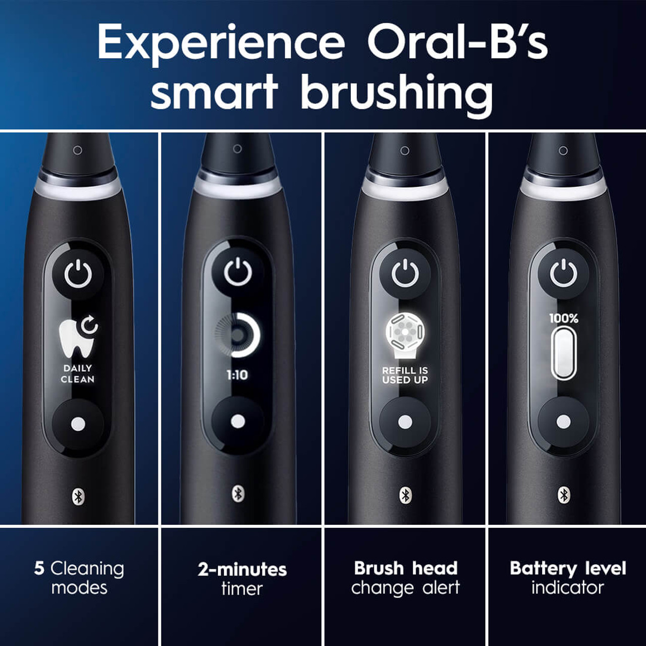 Oral-B iO7 White Alabaster & Black Lava (Duo Pack)