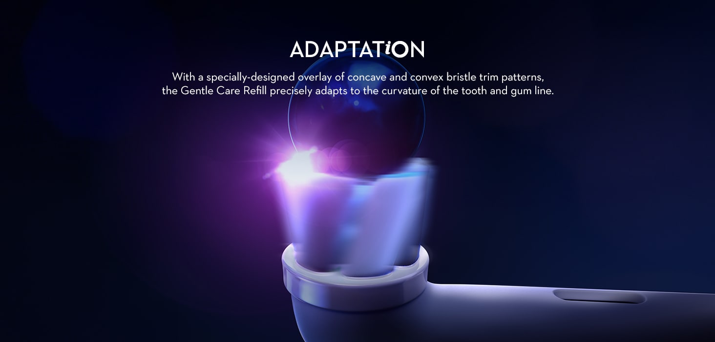 Oral B Oral-B IO Gentle Care Replacement Brush Heads, 2-Count, Black 19 Adaptation