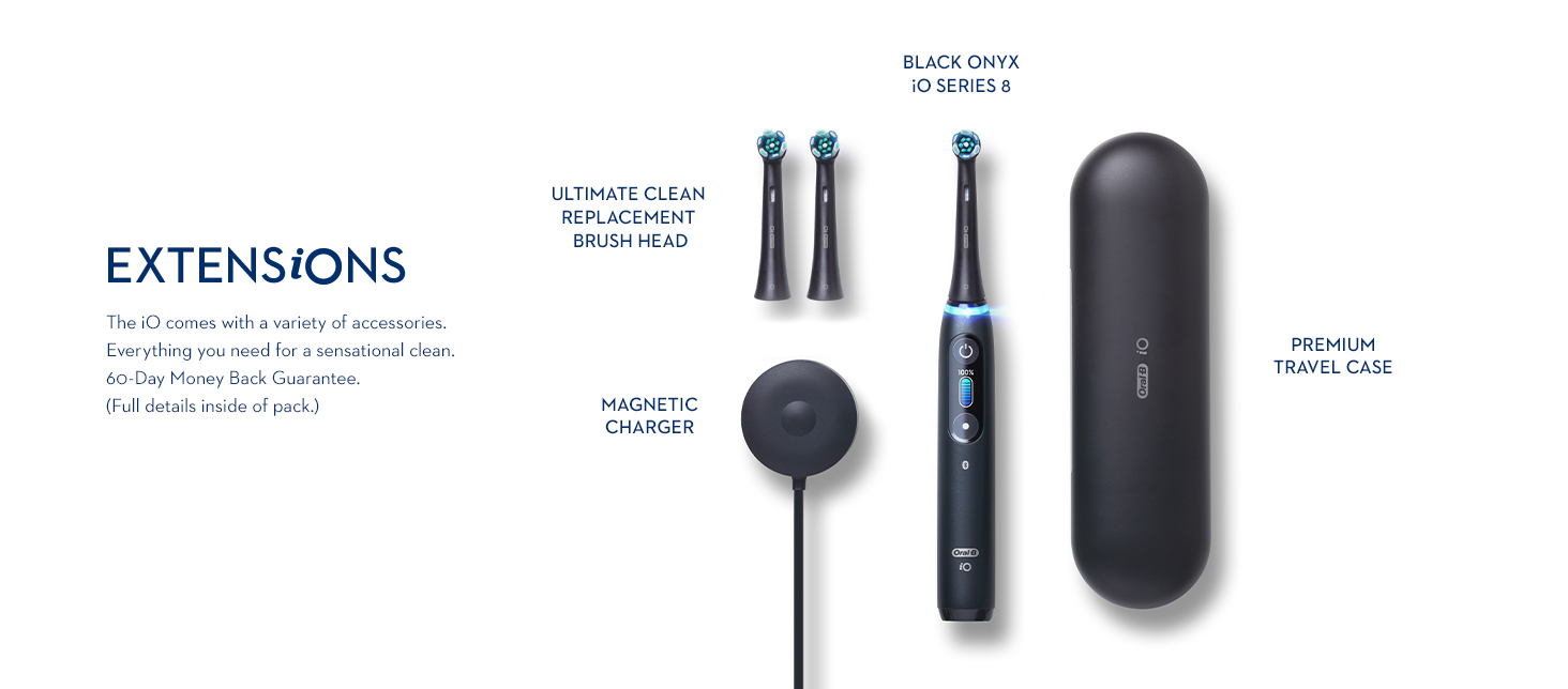 Oral B Io8 Electric Toothbrush Black Onyx Oral B