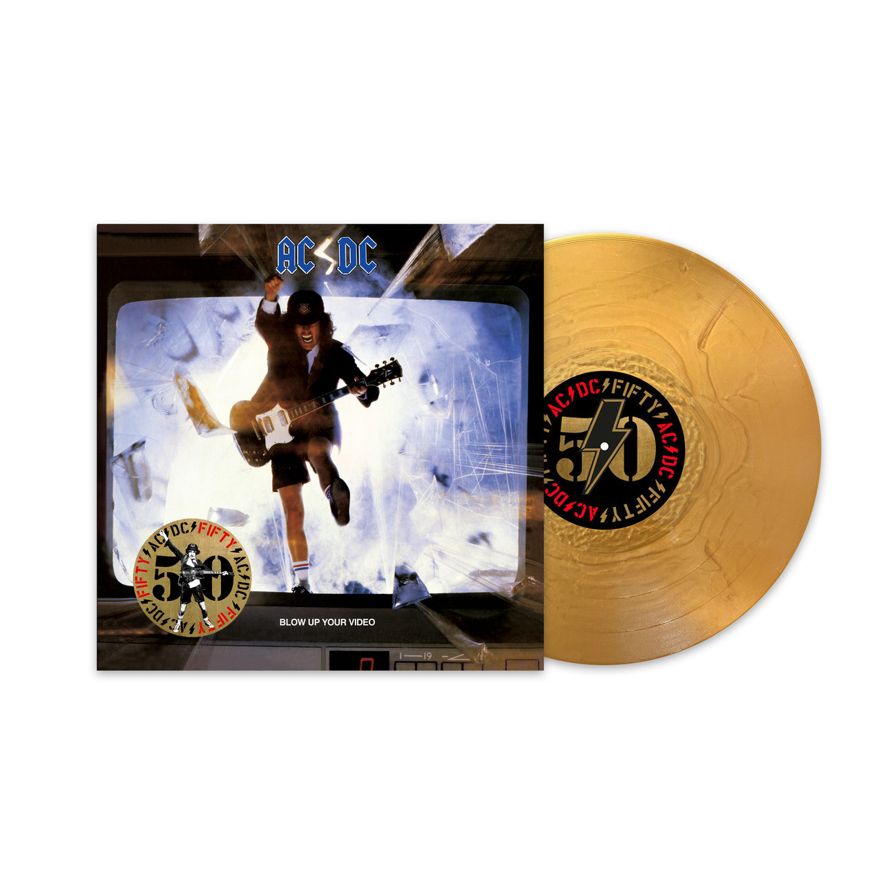 AC/DC Blow Up Your Video LP (Gold Nugget Vinyl) - ACDC