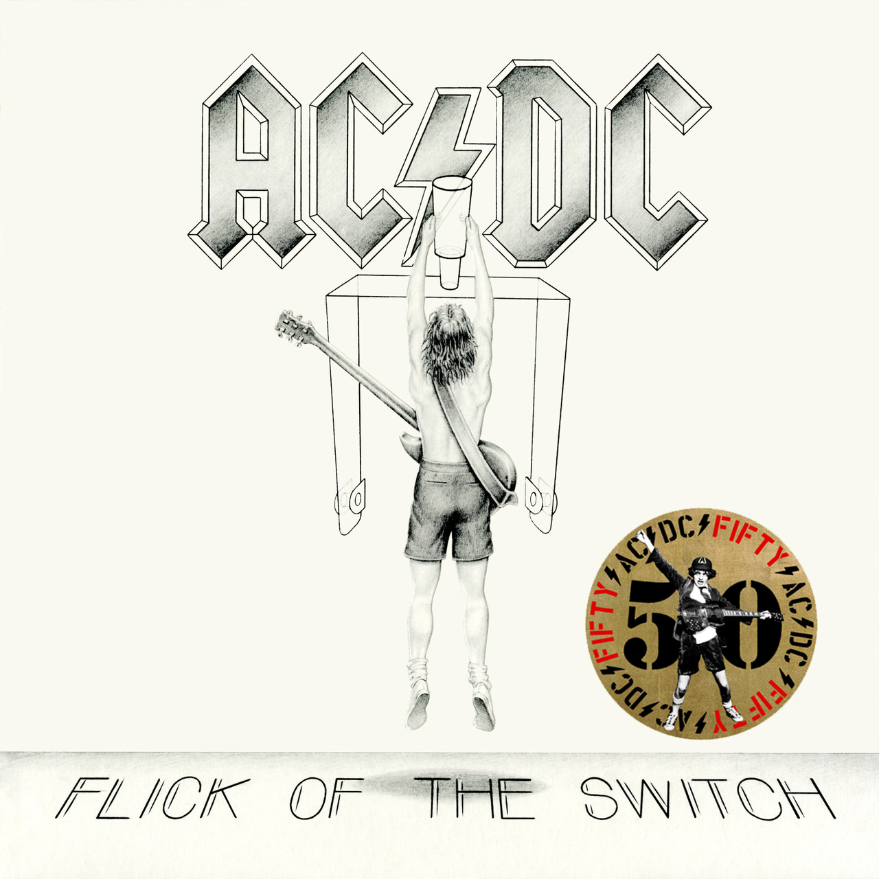 AC/DC Flick of the Switch LP (Gold Nugget Vinyl) - ACDC