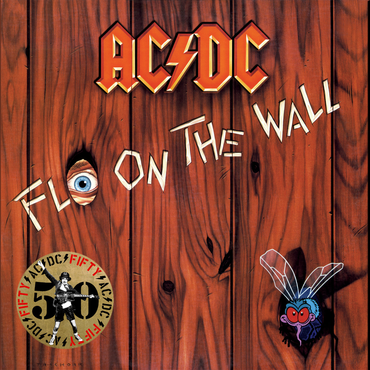 AC/DC Fly on the Wall LP (Gold Nugget Vinyl) - ACDC