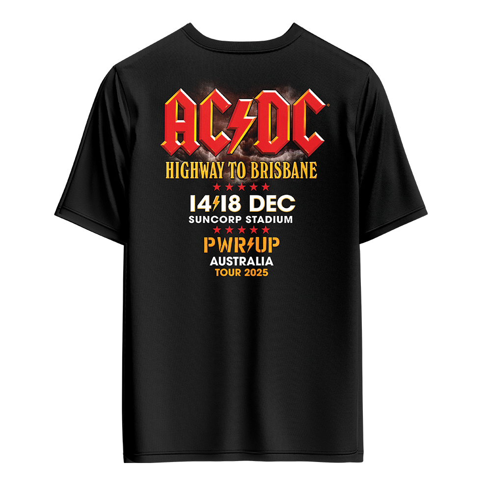 Brisbane PWR UP Tour T-Shirt - ACDC
