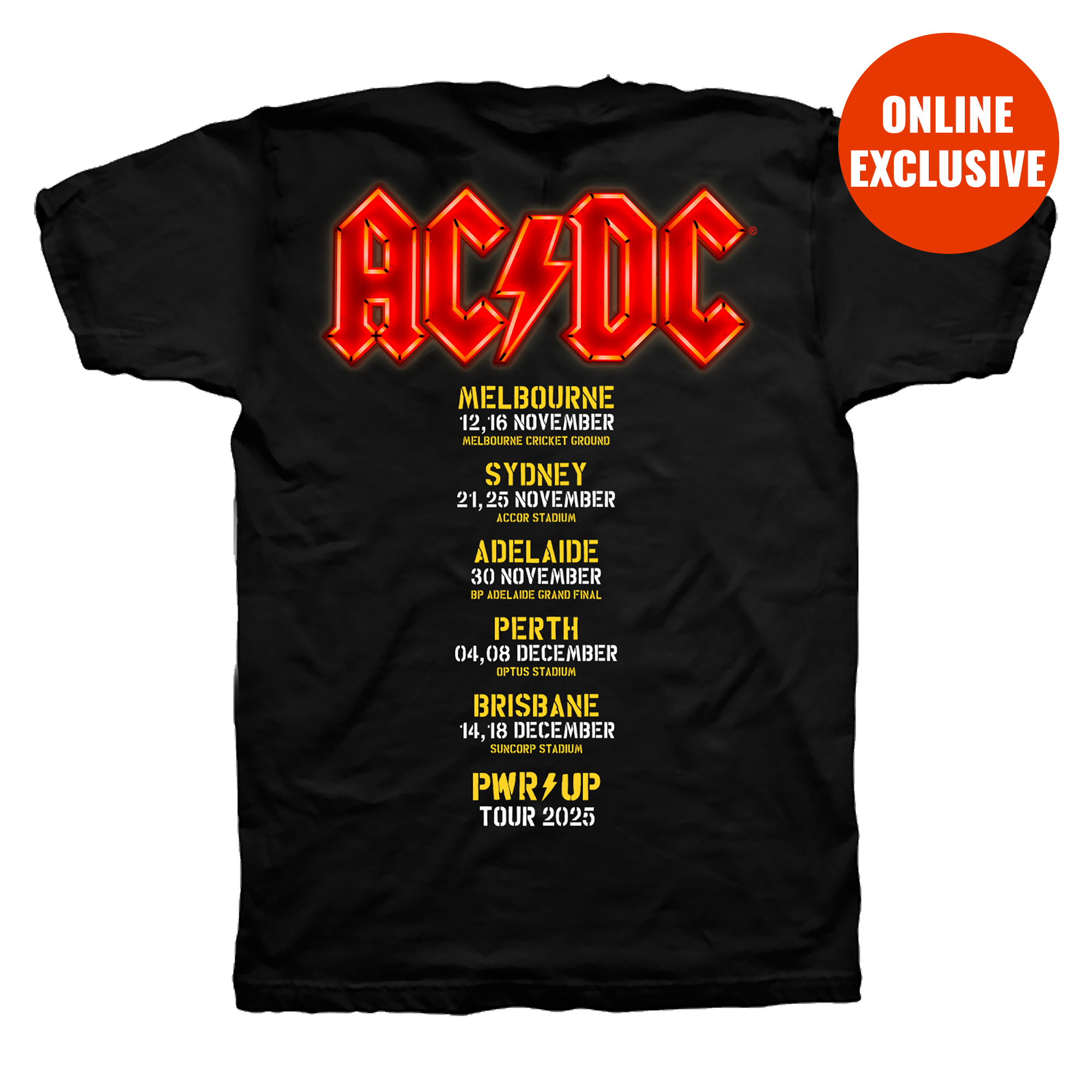 AC/DC CITY PWR UP TOUR TEE - ACDC