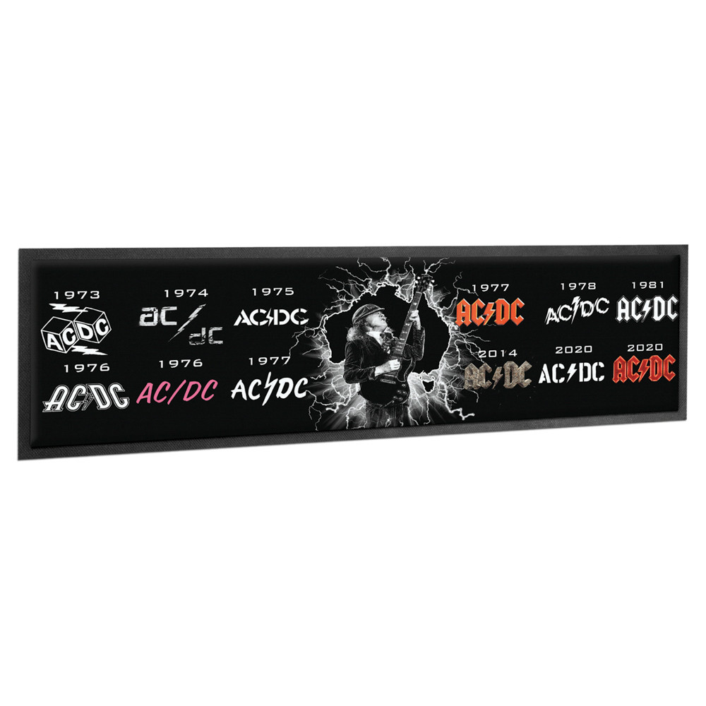 AC/DC Fifty Years Design Bar Runner - ACDC