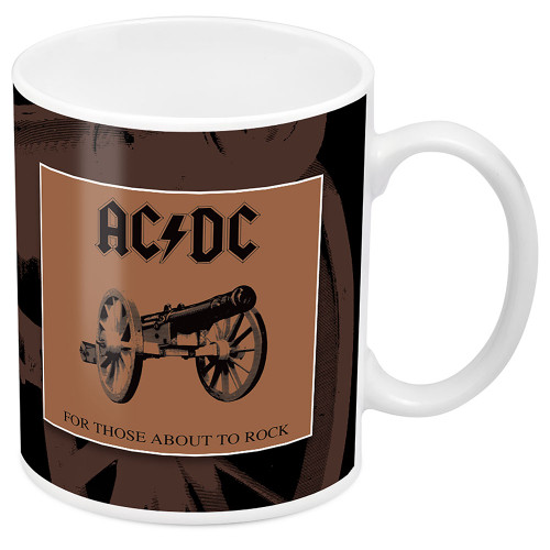 Bicchiere In Scatola AC/DC 'For Those About To Rock' - Merchandise Ufficiale, Qualità Premium