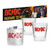 AC/DC S/2 Glasses with Flask and Bar Mat