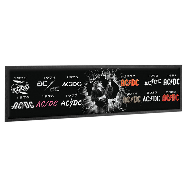 AC/DC Fifty Years Design Bar Runner - ACDC