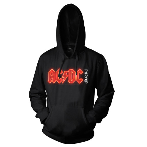 AC/DC Pullover Hoodie - Power Up Shot Design - ACDC