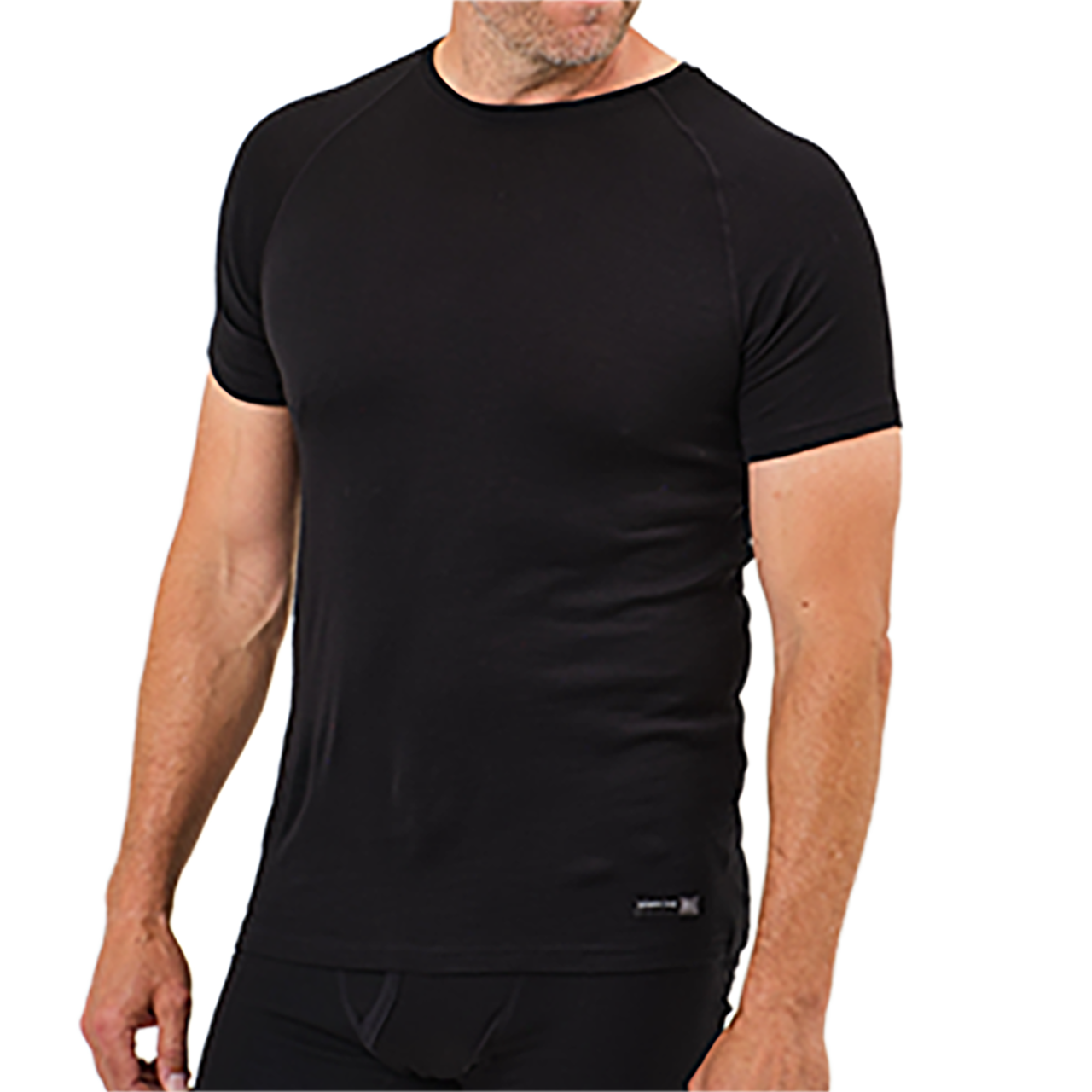 Shot sleeve base layer black