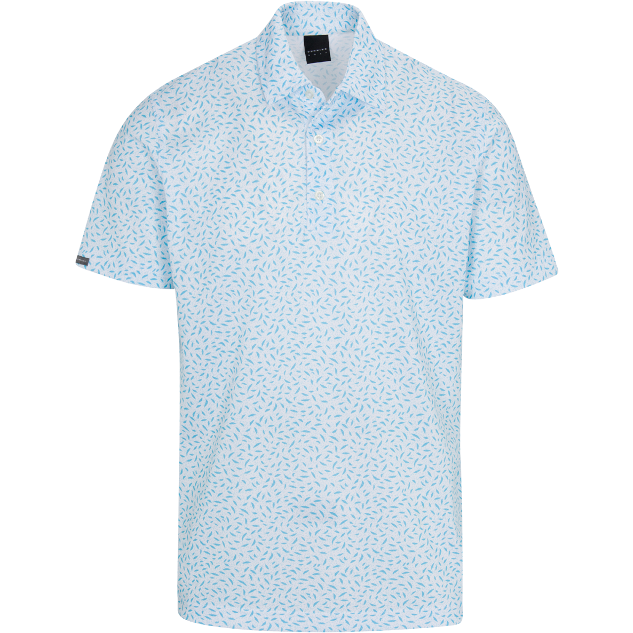 Rowan Ventilated Jersey Performance Polo: White - Dunning