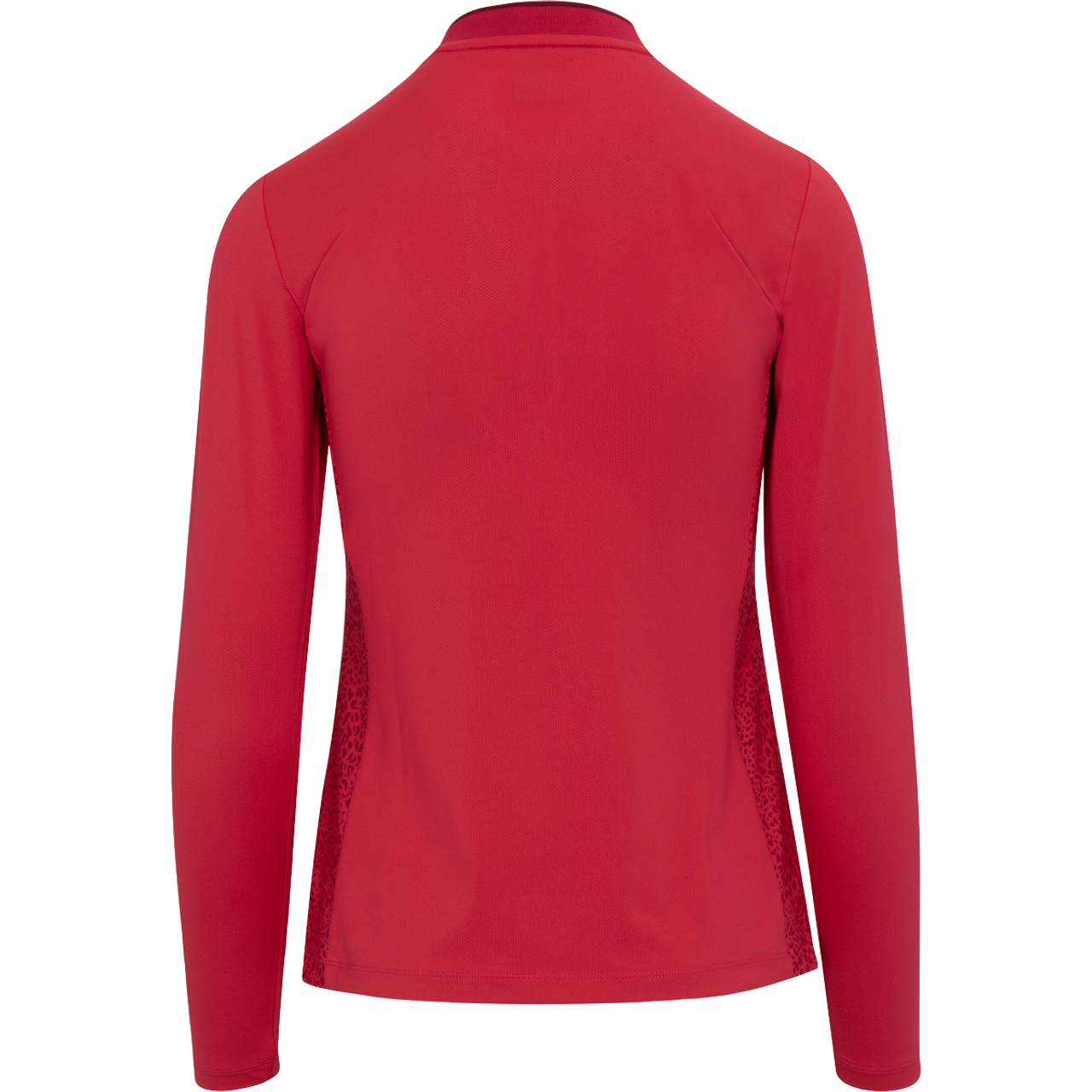 Fallow Ventilated Performance Long-Sleeve Polo: Dahlia - Dunning