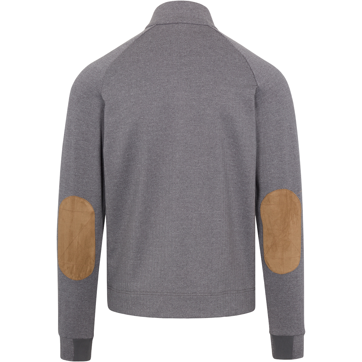 William Herringbone Quarter Zip: Anchor - Dunning