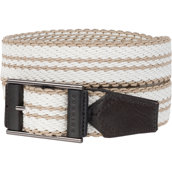 TAN/WHITE || FRONT STRIPE