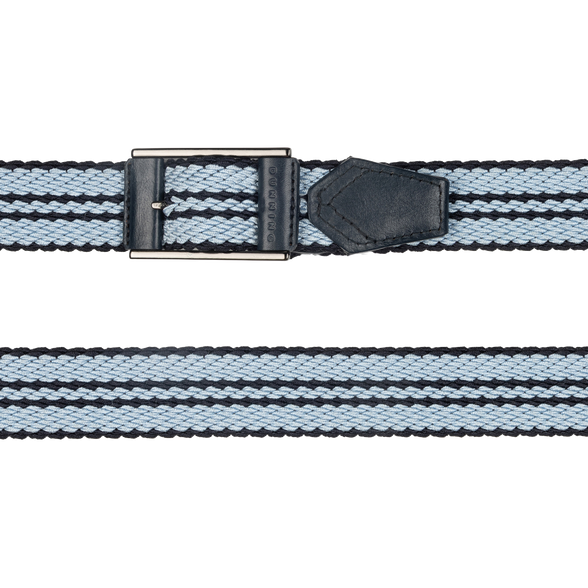 NAVY HALO/CASHMERE BLUE || FRONT LAYDOWN STRIPE