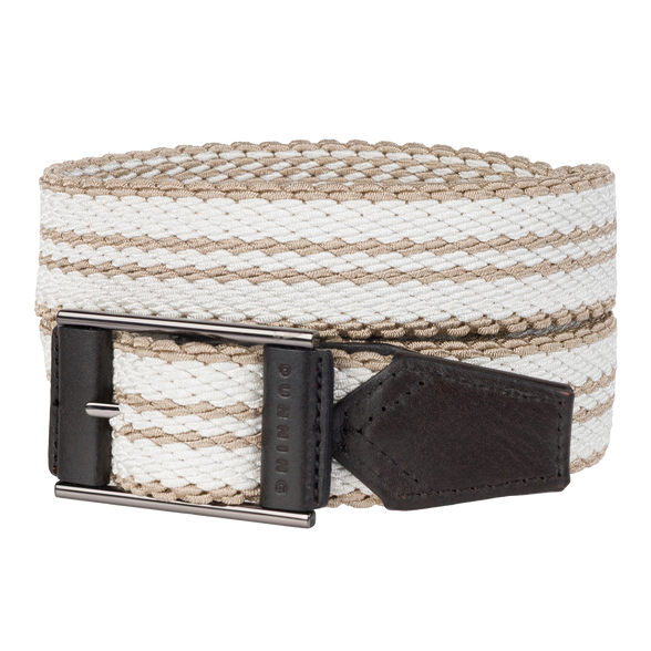 TAN/WHITE || FRONT STRIPE
