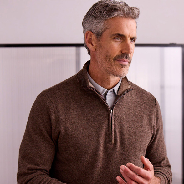 ESPRESSO HEATHER || FRONT MODEL