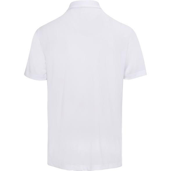 Highland Performance Pique Polo: White - Dunning