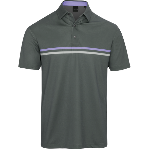 Highland Performance Pique Polo: Cement - Dunning