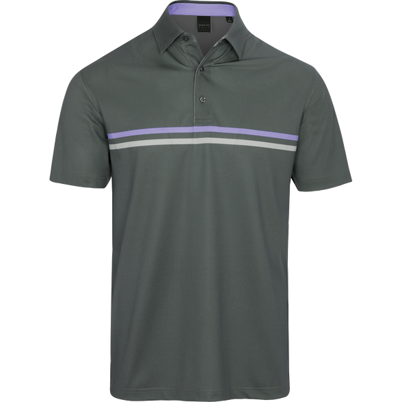 Highland Performance Pique Polo: Cement - Dunning