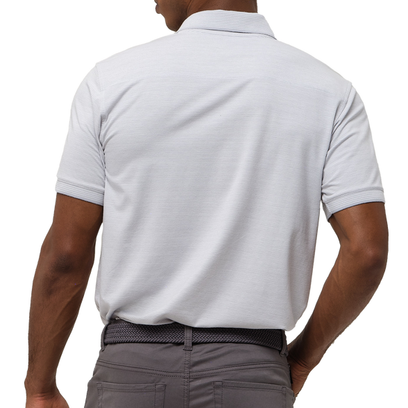 Fairlane Striped Cotton COOLMAX® Polo - Dunning