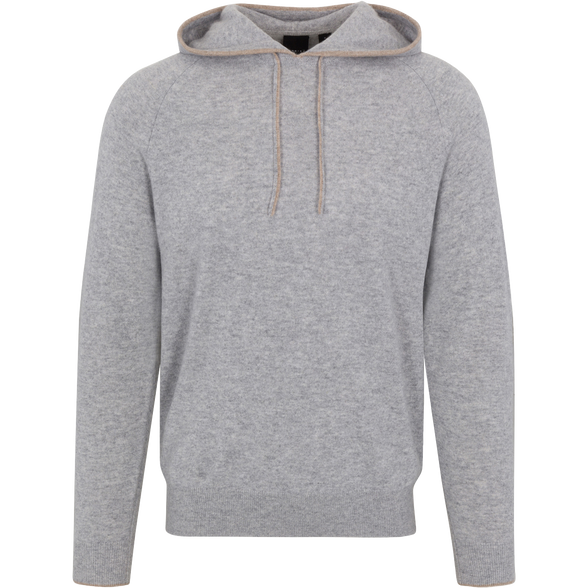 Campbell Tipped Cashmere Hoodie - Dunning