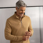 TAN LATTE HEATHER || FRONT MODEL