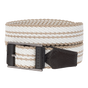 TAN/WHITE || FRONT STRIPE