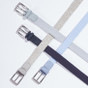 Lifestyle lay down of various belts
