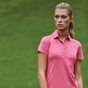 ROSETTA || Lifestyle info model in golf polo ROSETTA || Lifestyle info model in golf polo