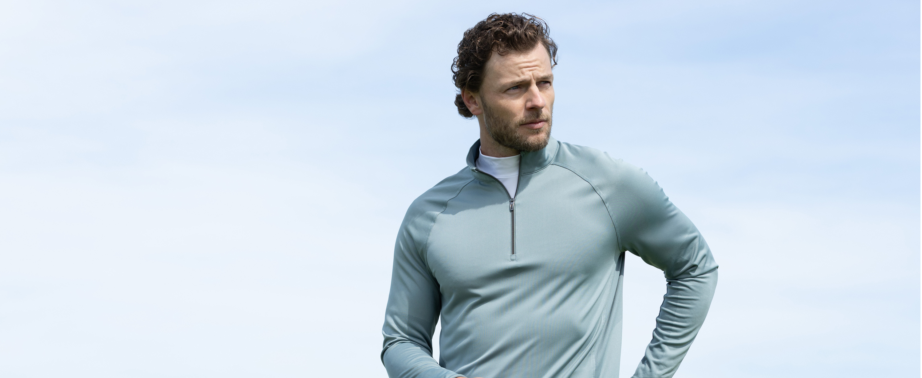 PRECISION-BUILT QUARTER ZIPS FOR THE PLAYER