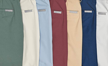 Various colors of shorts
